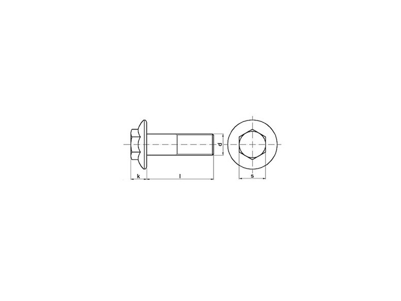 Vis tête hexagonale avec embase